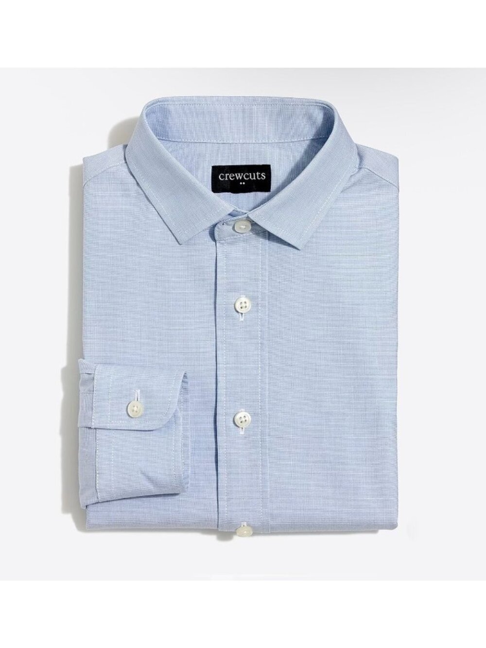 NWT J.Crew Crewcuts Light Blue Boys' Long Sleeve Flex Thompson Shirt - Size: 16